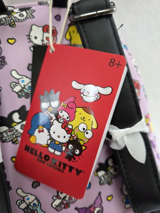 Loungefly Mini Backpack Sanrio Half Skeleton Purple Halloween & Hello Kitty main image 5